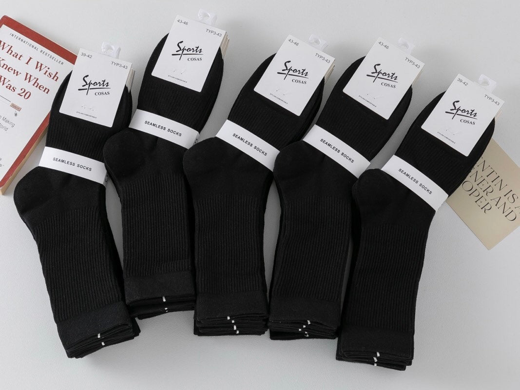 Klasične bombažne visoke nogavice