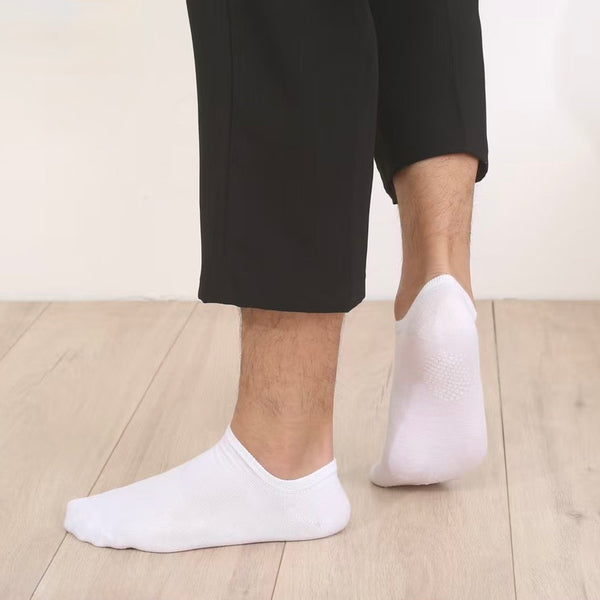 Bombažne kratke bele nogavice za superge