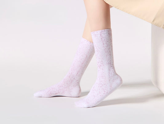 Bombažne parfumirane nogavice z vzorcem