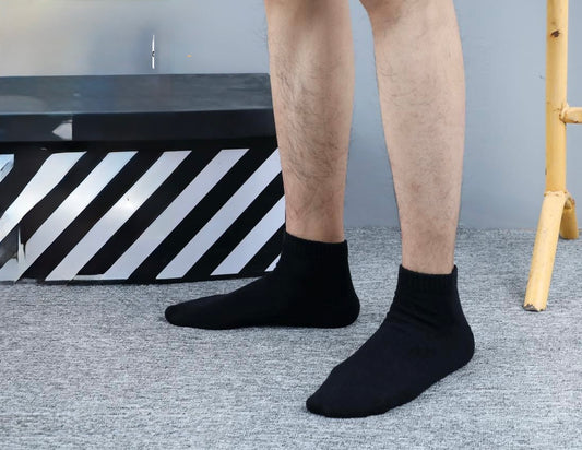 Klasične bombažne nogavice črne