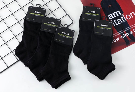 Klasične bombažne nogavice črne