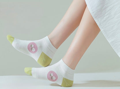 Bambusove parfumirane ženske nogavice rože