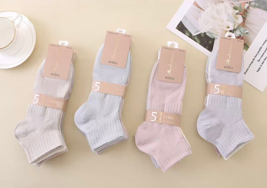 Bambusove parfumirane ženske nogavice z elastičnim robom