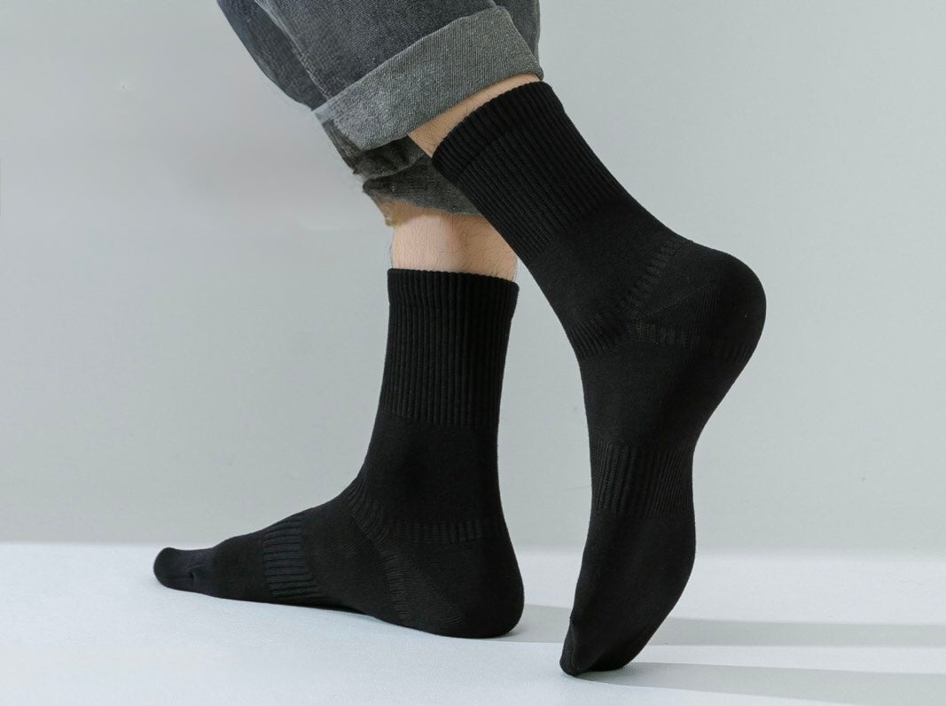 Športne bombažne visoke nogavice unisex