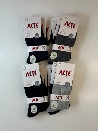 Bombažne rebraste nogavice