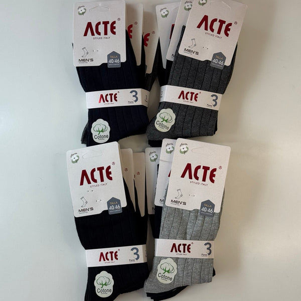 Bombažne rebraste nogavice