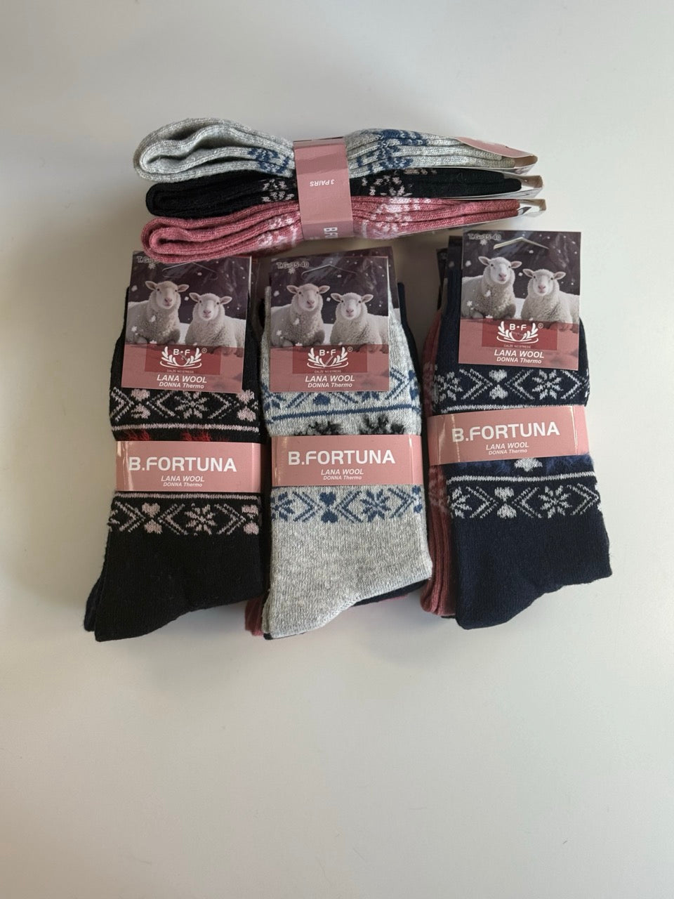 Tople volnene ženske nogavice