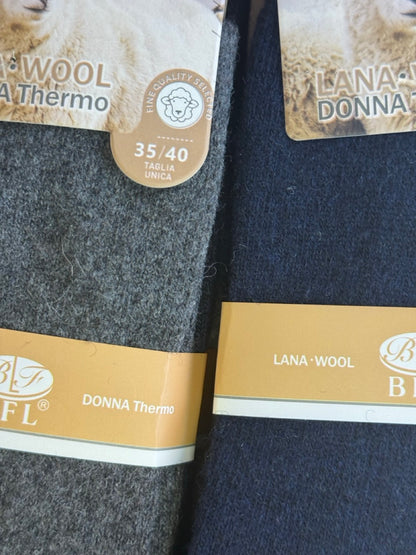 Tople ženske volnene nogavice