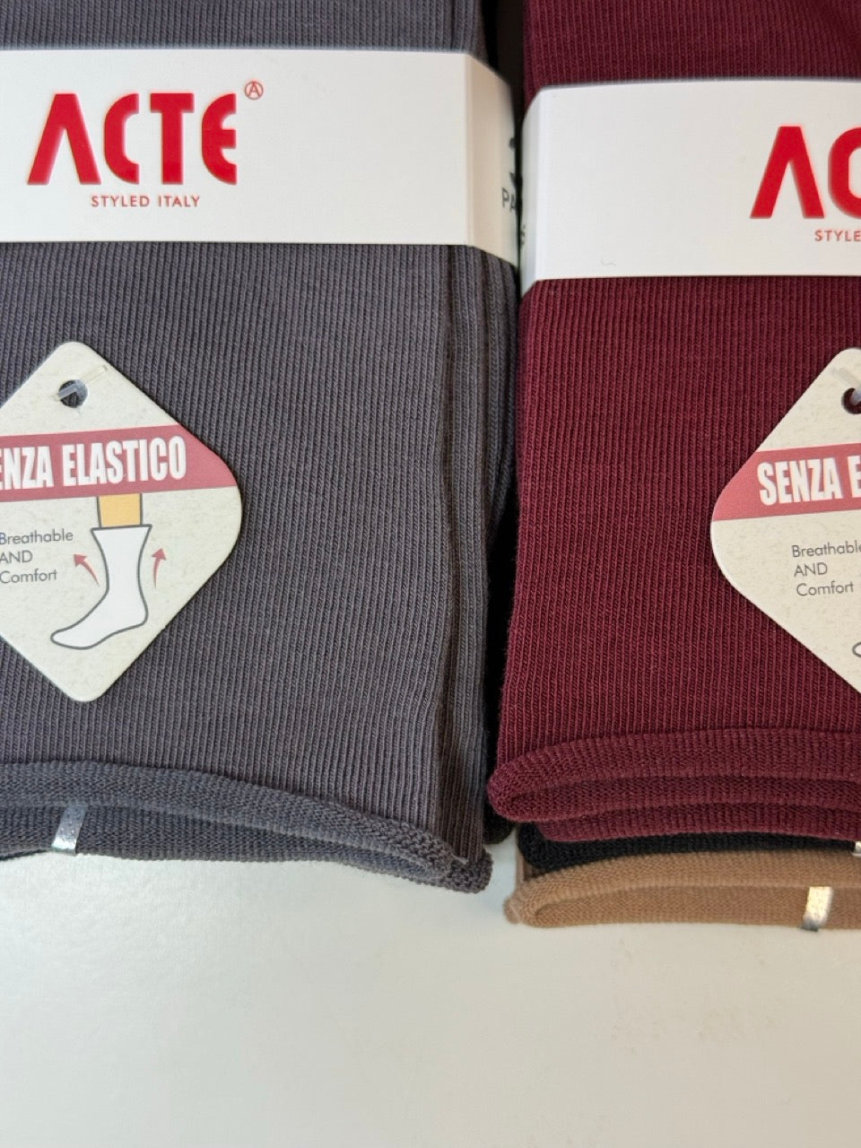 Bombažne nogavice brez elastike