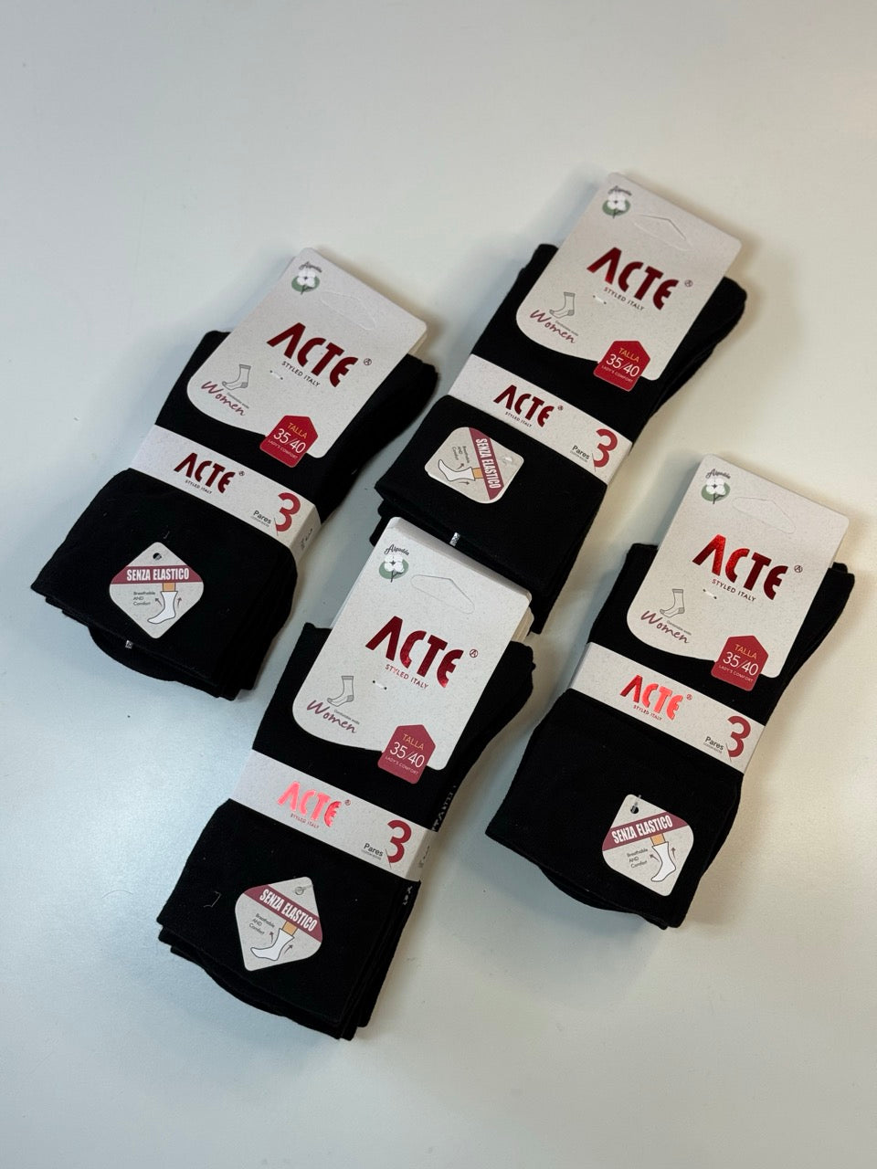 Bombažne nogavice brez elastike