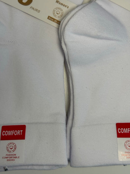 Bele bombažne nogavice